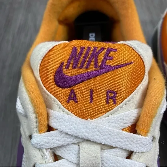 NIKE Air‎ Zoom Pegasus ‘92 White Purple Vintage style Shoes 414238-104 Mens 9.5