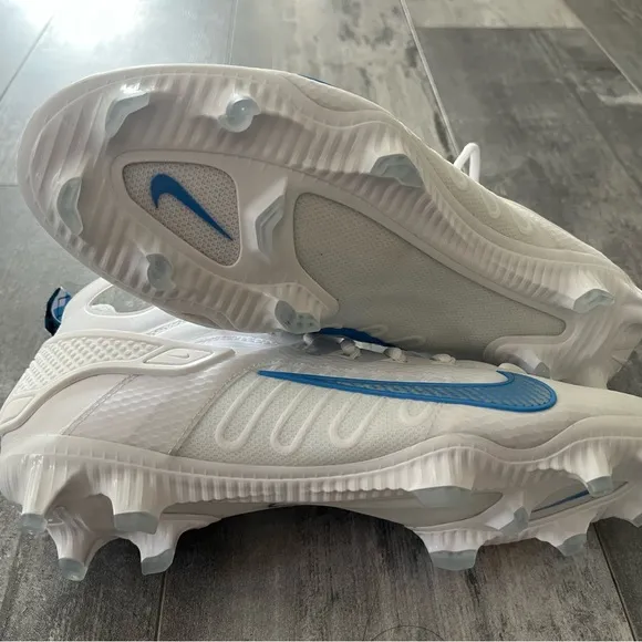 Nike Alpha Huarache 9 Elite Lacrosse Cleat UNC PE FQ1137-100 men size 10 NEW