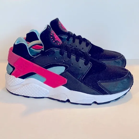 Nike Athletic Shoes - Black, Pink, and White
