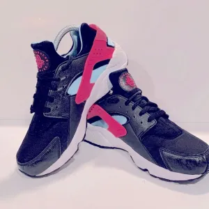 Nike Athletic Shoes - Black, Pink, and White