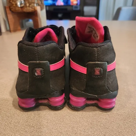 Nike Black and Pink Athletic Shoes