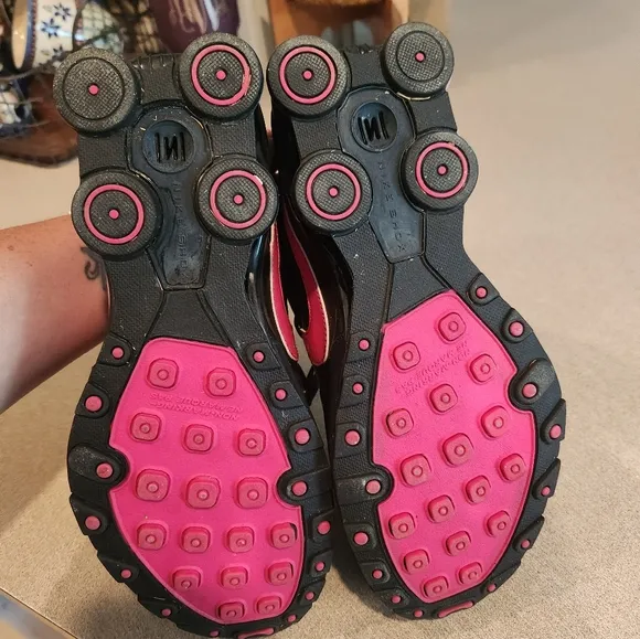 Nike Black and Pink Athletic Shoes