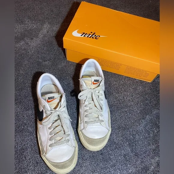 Nike Blazer Low ‘77 Vintage White Black-Sail Shoes (‎ 8 )