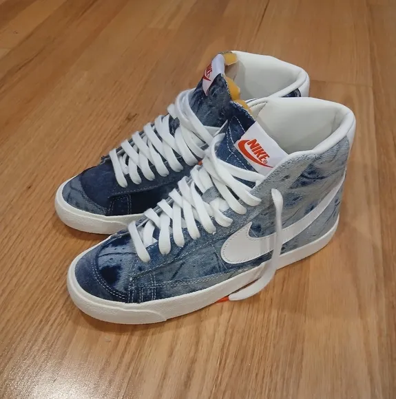 Nike Blazer Mid 77 Denim Pack Streetwear/Athletic Shoes Size 7 for Women
