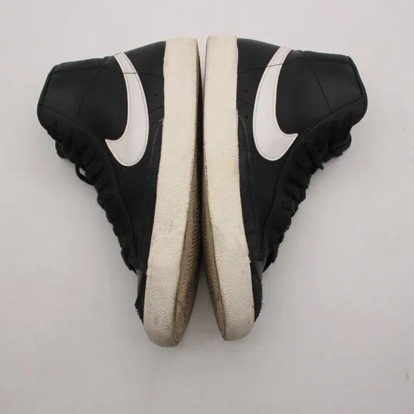 Nike Blazer Mid '77 Vintage Men's 10 Black White Sail Shoes BQ6806-002