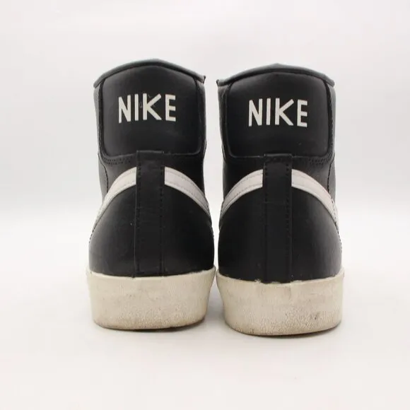 Nike Blazer Mid '77 Vintage Men's 10 Black White Sail Shoes BQ6806-002
