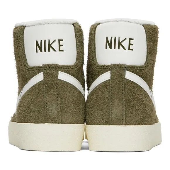 Nike Blazer Mid '77 Vintage Size 10.5 Olive Green Womens Shoes DV7006-201