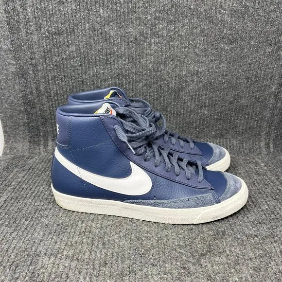 Nike Blazer Mid ‘77 Vintage Thunder Blue White Athletic Shoes Mens 12 BQ6806-401