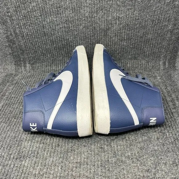 Nike Blazer Mid ‘77 Vintage Thunder Blue White Athletic Shoes Mens 12 BQ6806-401