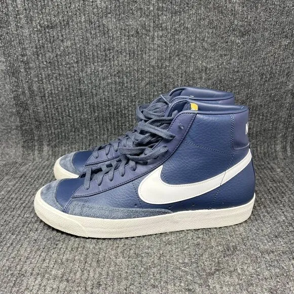 Nike Blazer Mid ‘77 Vintage Thunder Blue White Athletic Shoes Mens 12 BQ6806-401