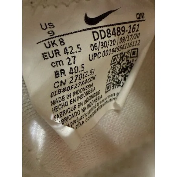 Nike Blazer Mid '77 Vintage Zig Zag Mens Sneakers DD8489-161 Men’s 9