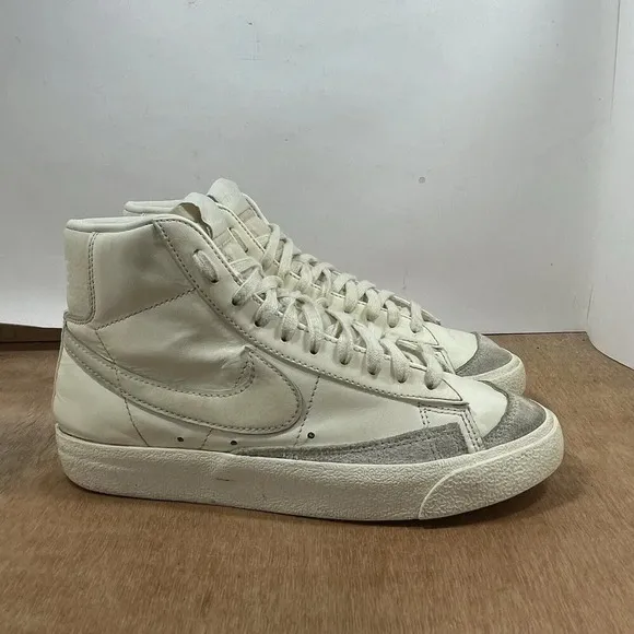 Nike Blazer Mid 77 Women Size 7 Vintage Coconut Milk Off White Hoop CZ1055-116