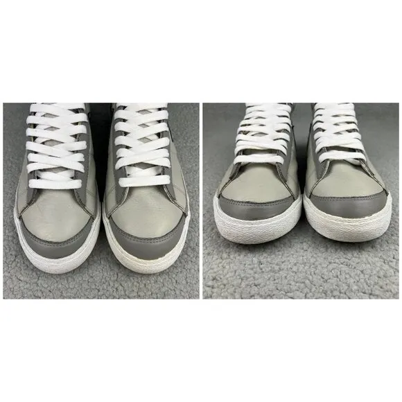 Nike Blazer Mid Mens 14 Shoes Grey Navy Blue White Vintage 2003 Y2K Sneakers 1