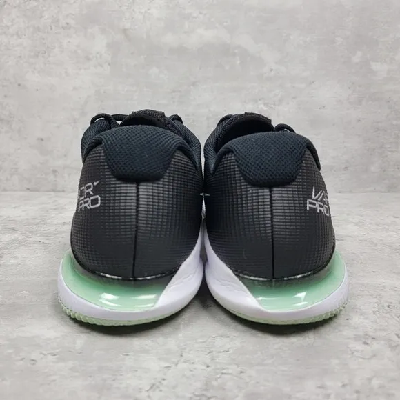 Nike Court Air Zoom Vapor Pro Black Mint Tennis Shoes Size 13 Athletic Sneakers