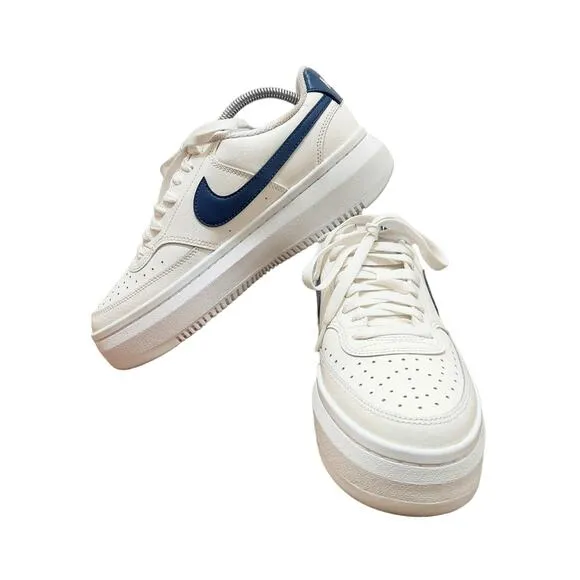 Nike Court Vision Alta Sail/Diffused Blue Sneakers - Women's Size 11 New No Box