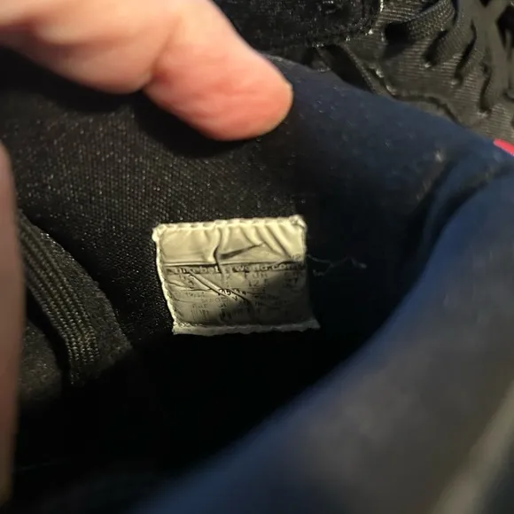 NIKE Dunk CMFT High Black Denim Basketball Athletic Shoes Size 9