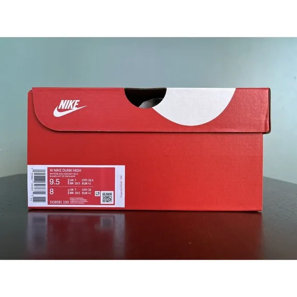Nike Dunk High &quot;Vintage Black&quot; Women's Size 9.5/Men's Size 8 DQ8581-100