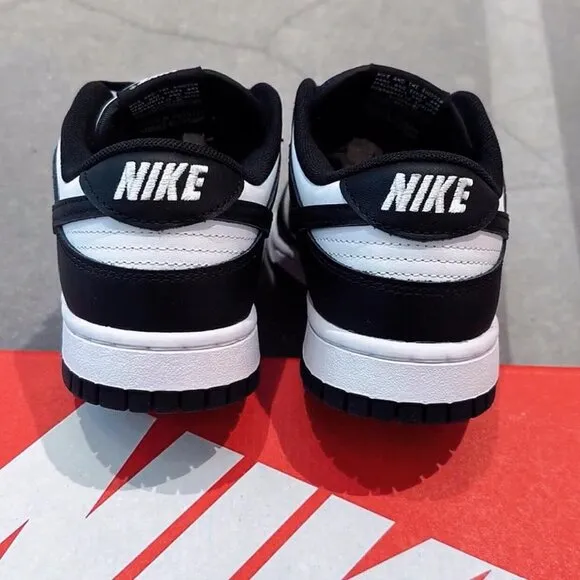 Nike dunk low &quot;Black and White Panda&quot; women's sports shoes