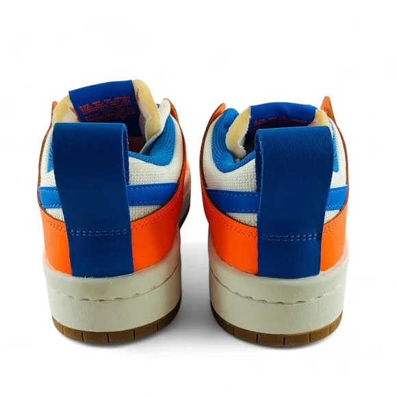 Nike Dunk Low Disrupt Supa White Blue Orange Women's Shoes Sneakers CK6654-104