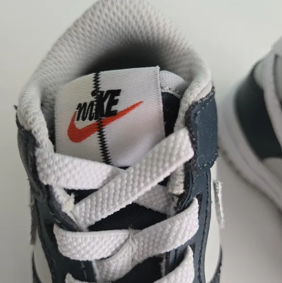 Nike Dunk Low Georgetown TD Toddler Shoes Size 4C Blue Grey White Streetwear