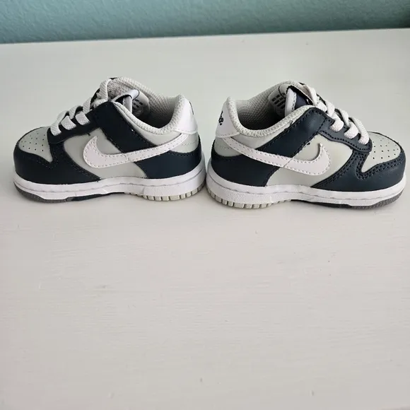 Nike Dunk Low Georgetown TD Toddler Shoes Size 4C Blue Grey White Streetwear
