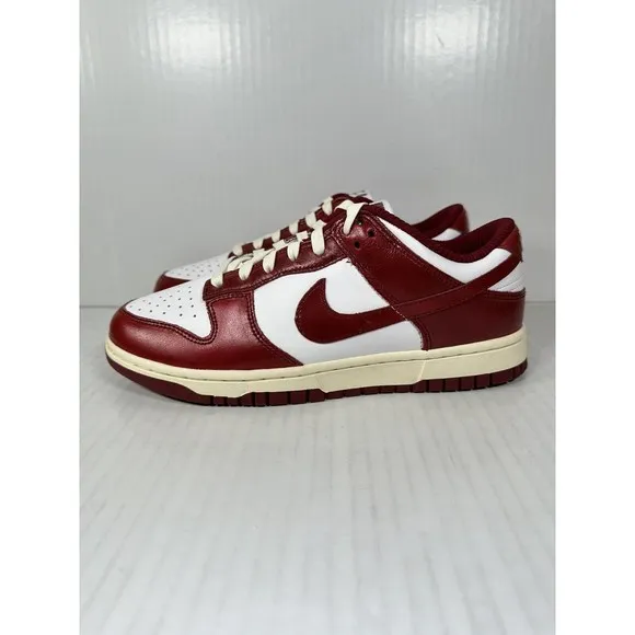Nike Dunk Low Premium Vintage Red Size 8.5W FJ4555-100 IN HAND READY TO SHIP