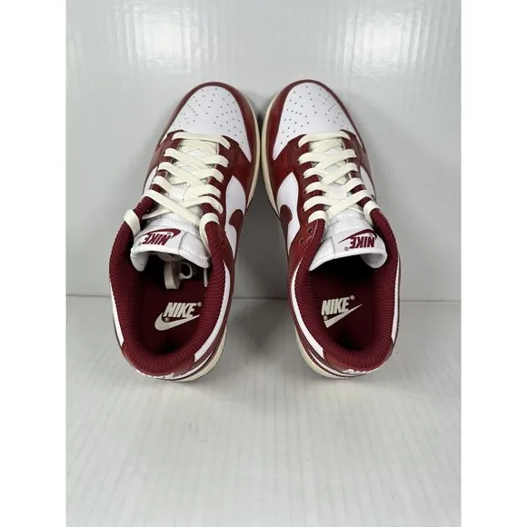 Nike Dunk Low Premium Vintage Red Size 8.5W FJ4555-100 IN HAND READY TO SHIP