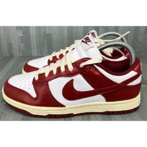 Nike Dunk Low PRM  Sneaker Vintage Red Women's Size 7 FJ4555-100