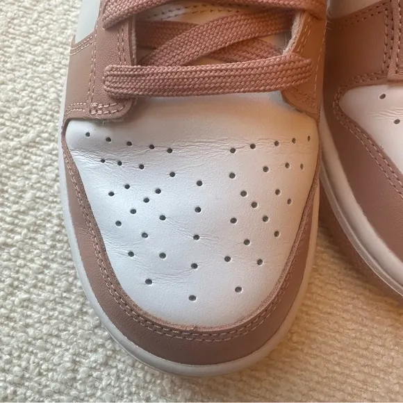 Nike Dunk Low Shoes Whisper Rose/White