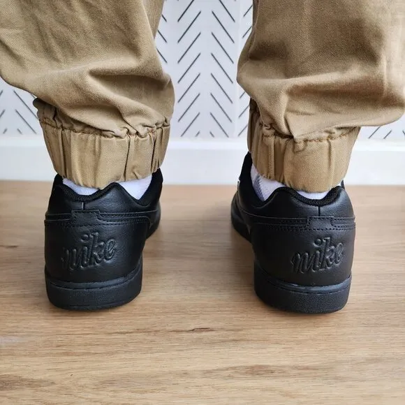 🤩Nike Ebernon Low Triple Black Athletic Basketball Men Shoes Sz 8.5 AQ1775-003