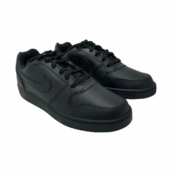 🤩Nike Ebernon Low Triple Black Athletic Basketball Men Shoes Sz 8.5 AQ1775-003