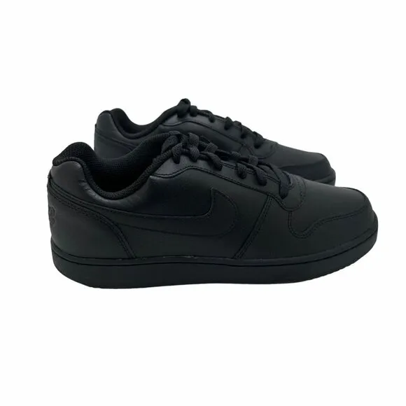 🤩Nike Ebernon Low Triple Black Athletic Basketball Men Shoes Sz 8.5 AQ1775-003