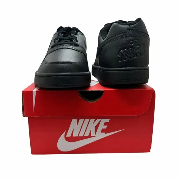 🤩Nike Ebernon Low Triple Black Athletic Basketball Men Shoes Sz 8.5 AQ1775-003