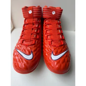 Nike Football Cleats Alpha Menace Pro 3 Orange Clemson Paw Size 14