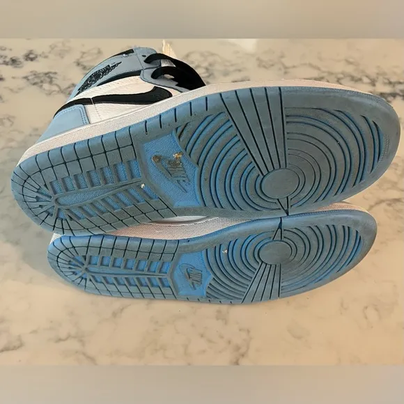 Nike High Top Sneakers AIR JORDAN 1 RETRO OG Blue Size 8