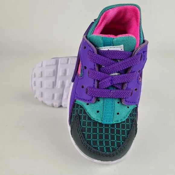Nike Huarache Run Now Toddlers Running Purple Sneakers Shoe