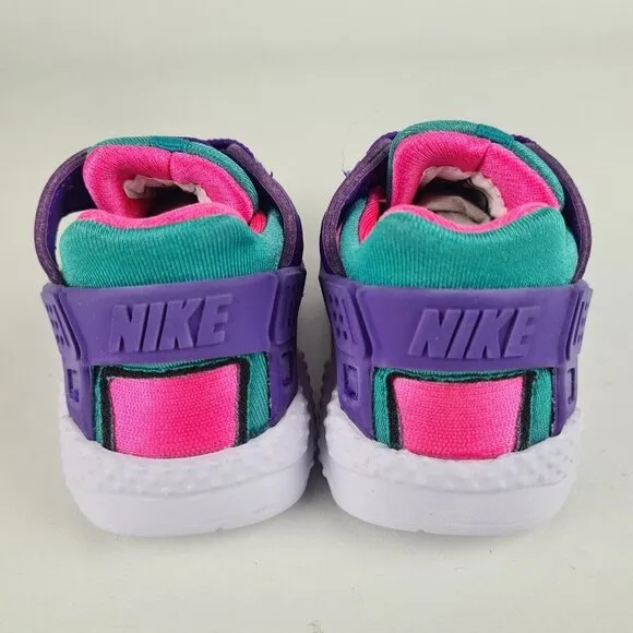 Nike Huarache Run Now Toddlers Running Purple Sneakers Shoe