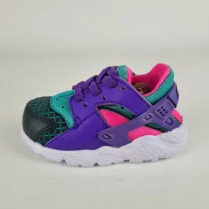 Nike Huarache Run Now Toddlers Running Purple Sneakers Shoe