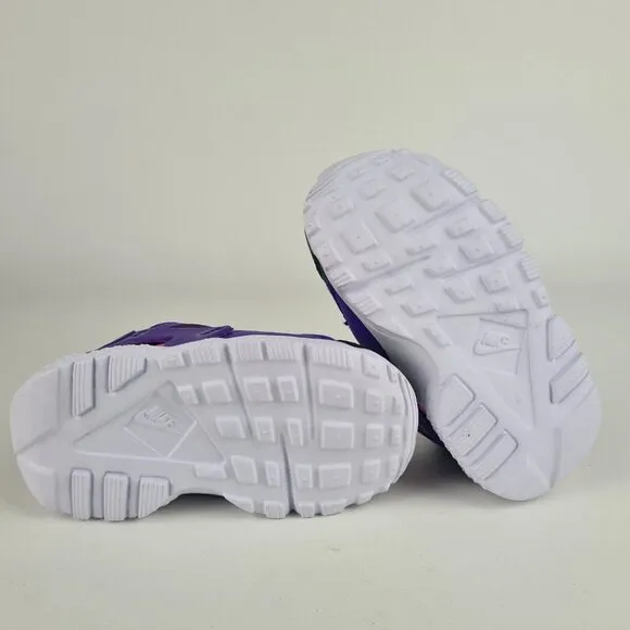Nike Huarache Run Now Toddlers Running Purple Sneakers Shoe