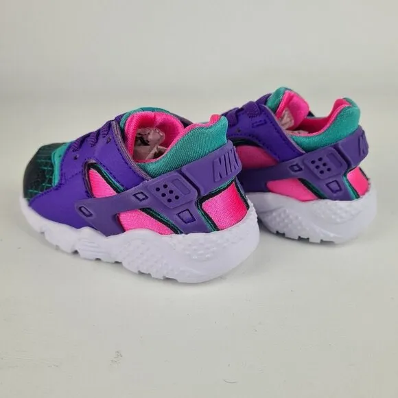 Nike Huarache Run Now Toddlers Running Purple Sneakers Shoe