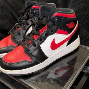 Nike Kids' Red and Black High-Top Sneakers