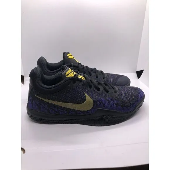 Nike Kobe‎ Bryant Mamba Rage Lakers City Edition Mens 7 Black Yellow Purple