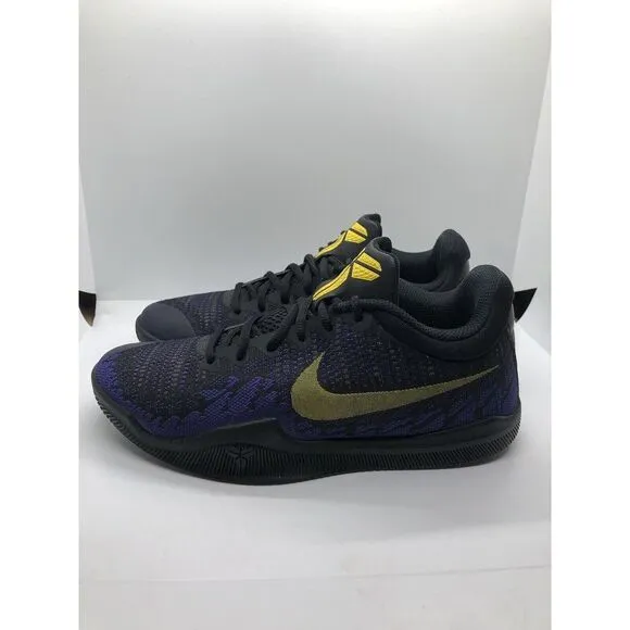 Nike Kobe‎ Bryant Mamba Rage Lakers City Edition Mens 7 Black Yellow Purple