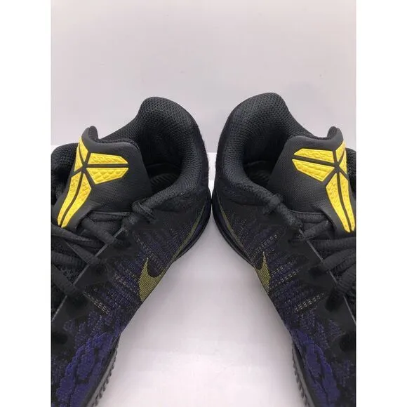 Nike Kobe‎ Bryant Mamba Rage Lakers City Edition Mens 7 Black Yellow Purple