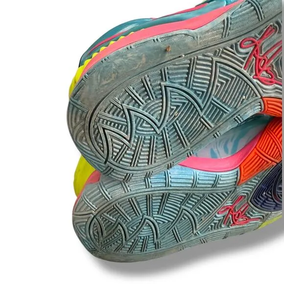 NIKE Kyrie 6 Basketball Bright Colors High-top Sneakers CZ4686-409 Shoes Y 4,5