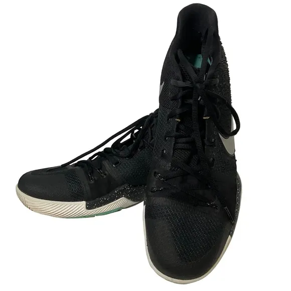 NIKE Kyrie Irving 3 Black Ice High Top Basketball Shoes Size 11.5