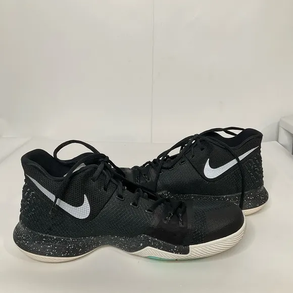 NIKE Kyrie Irving 3 Black Ice High Top Basketball Shoes Size 11.5