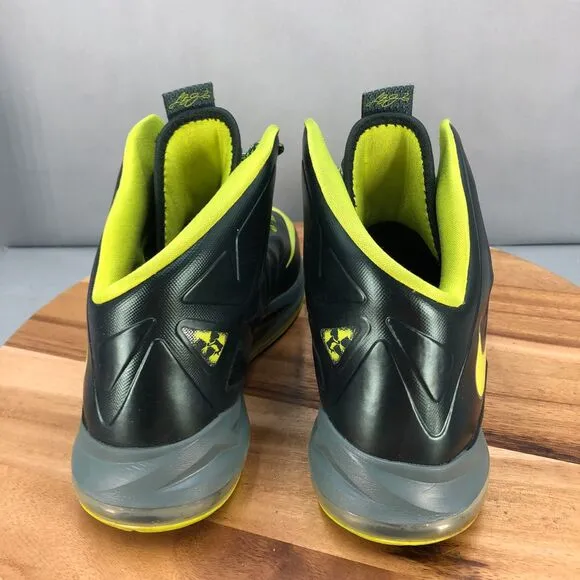 Nike LeBron 10 Dunkman 'Seaweed/Atomic Green' Basketball Shoes Mens 11‎ High Top