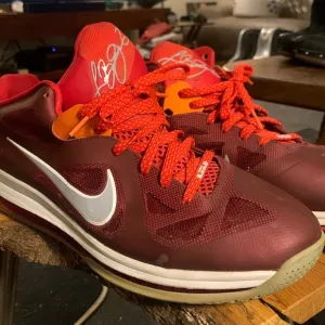 NIKE LEBRON 9 LOW SIGNATURE LEBRON JAMES BASKETBALL SHOES SNEAKERS ATHLE…