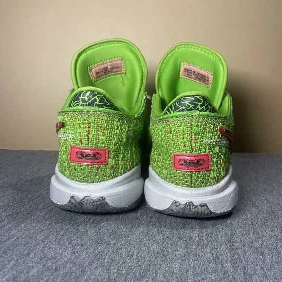 Nike Lebron XX 20 GS Stocking Stuffer Shoes Grinch Youth US 7Y DQ8646-300
